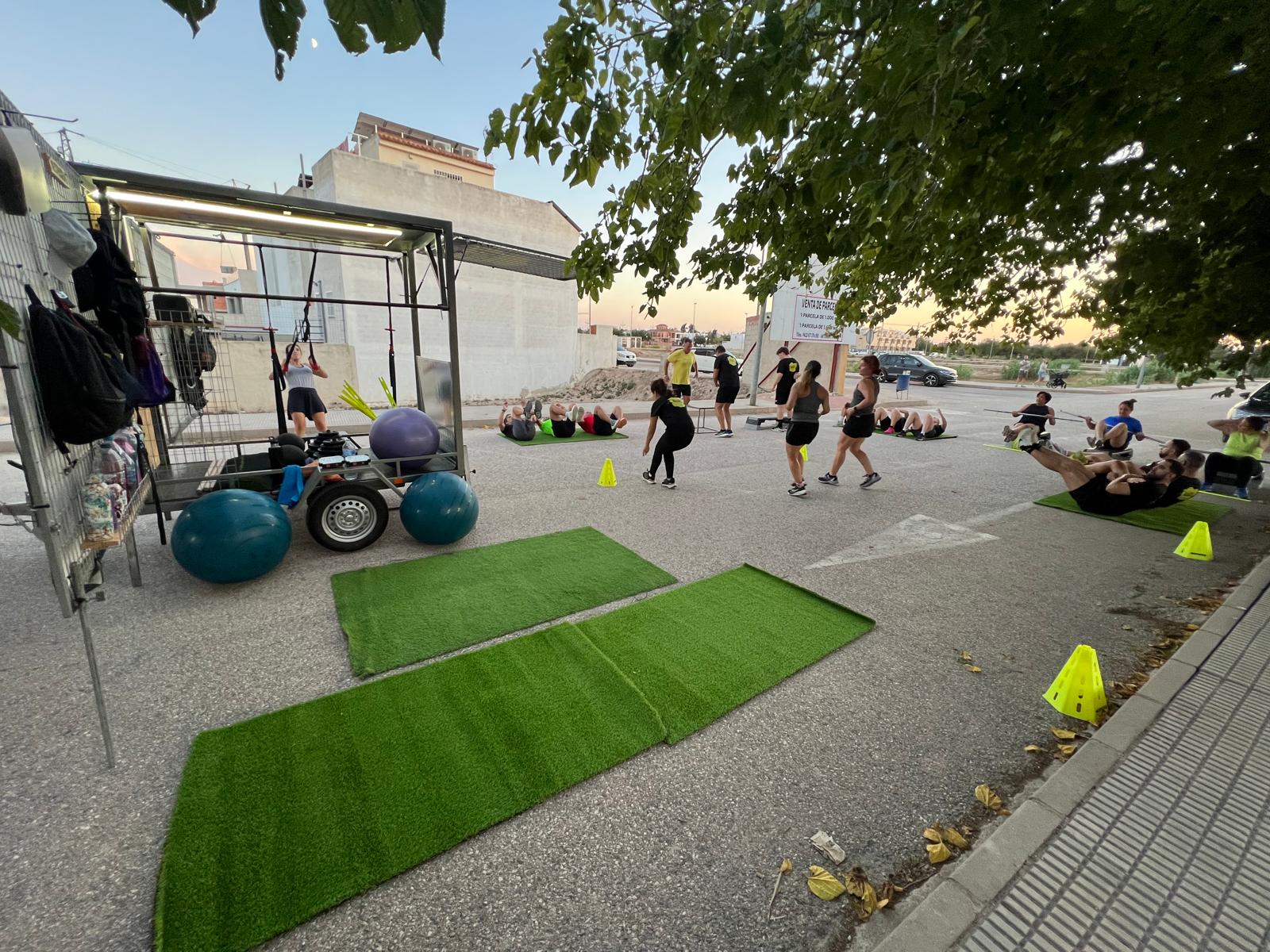 Entrenamiento al aire libre
