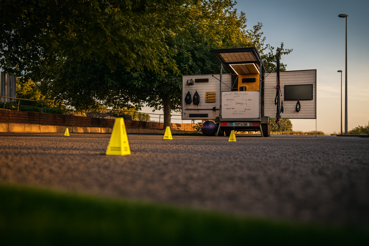 Entrenamiento grupal al aire libre
